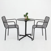 Bistro 3pc Cafe Dining Setting - Black