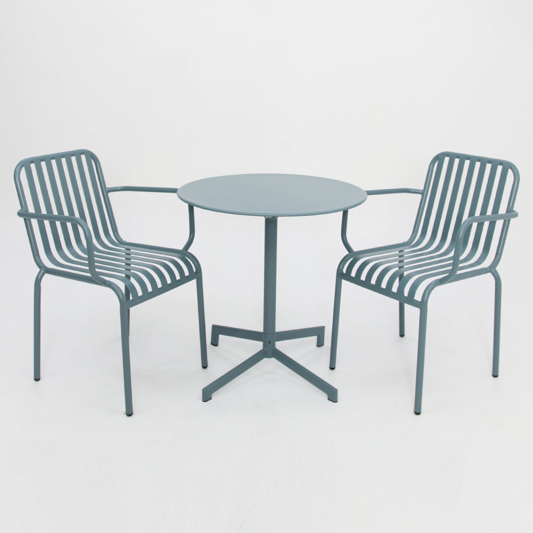 Bistro 3pc Cafe Dining Setting - Blue