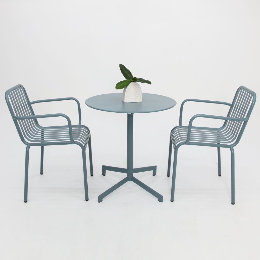 Bistro 3pc Cafe Dining Setting - Blue