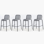 Load image into Gallery viewer, Bistro Bar Chair Set of 4 - Black
