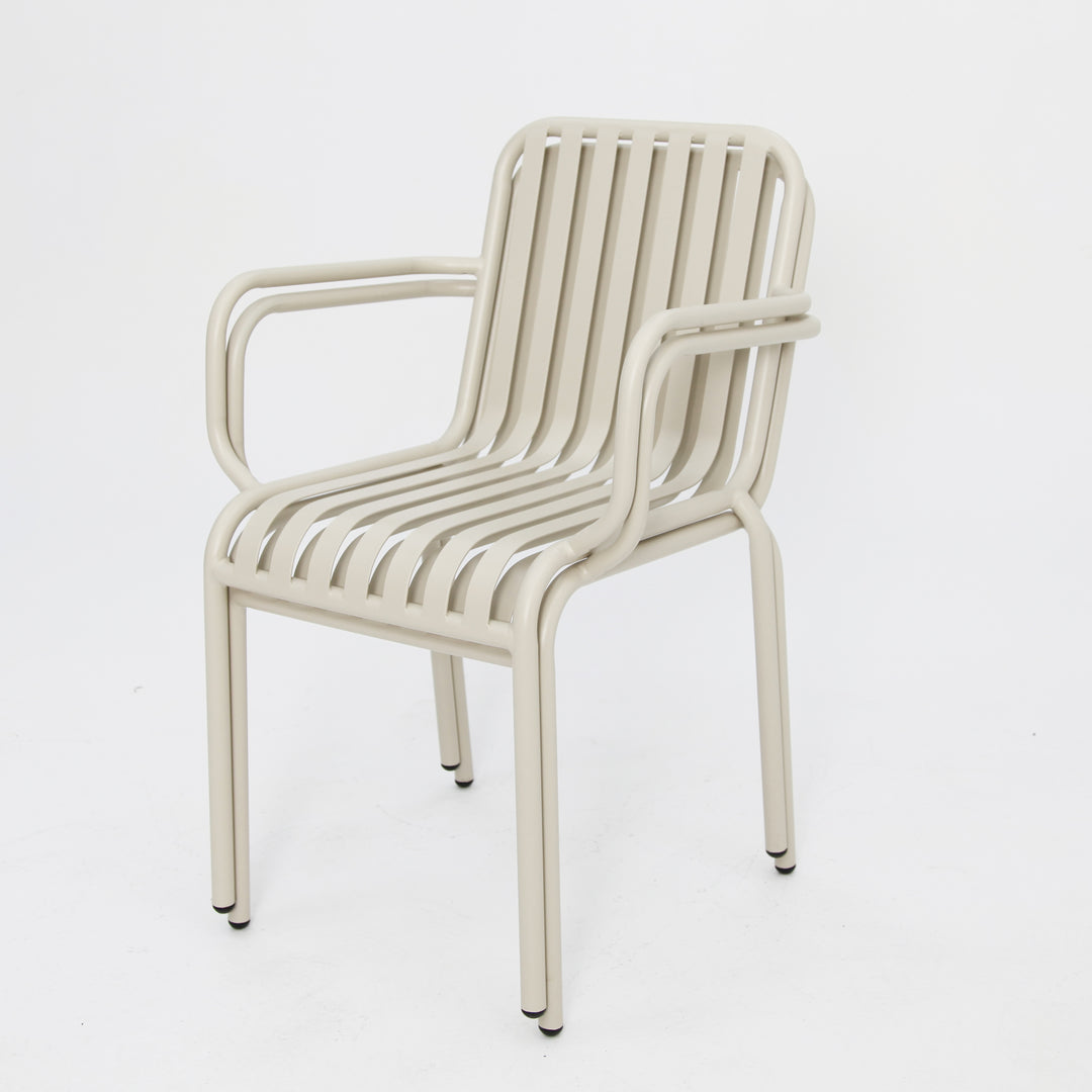Bistro Cafe Chair Set of 2 - Beige
