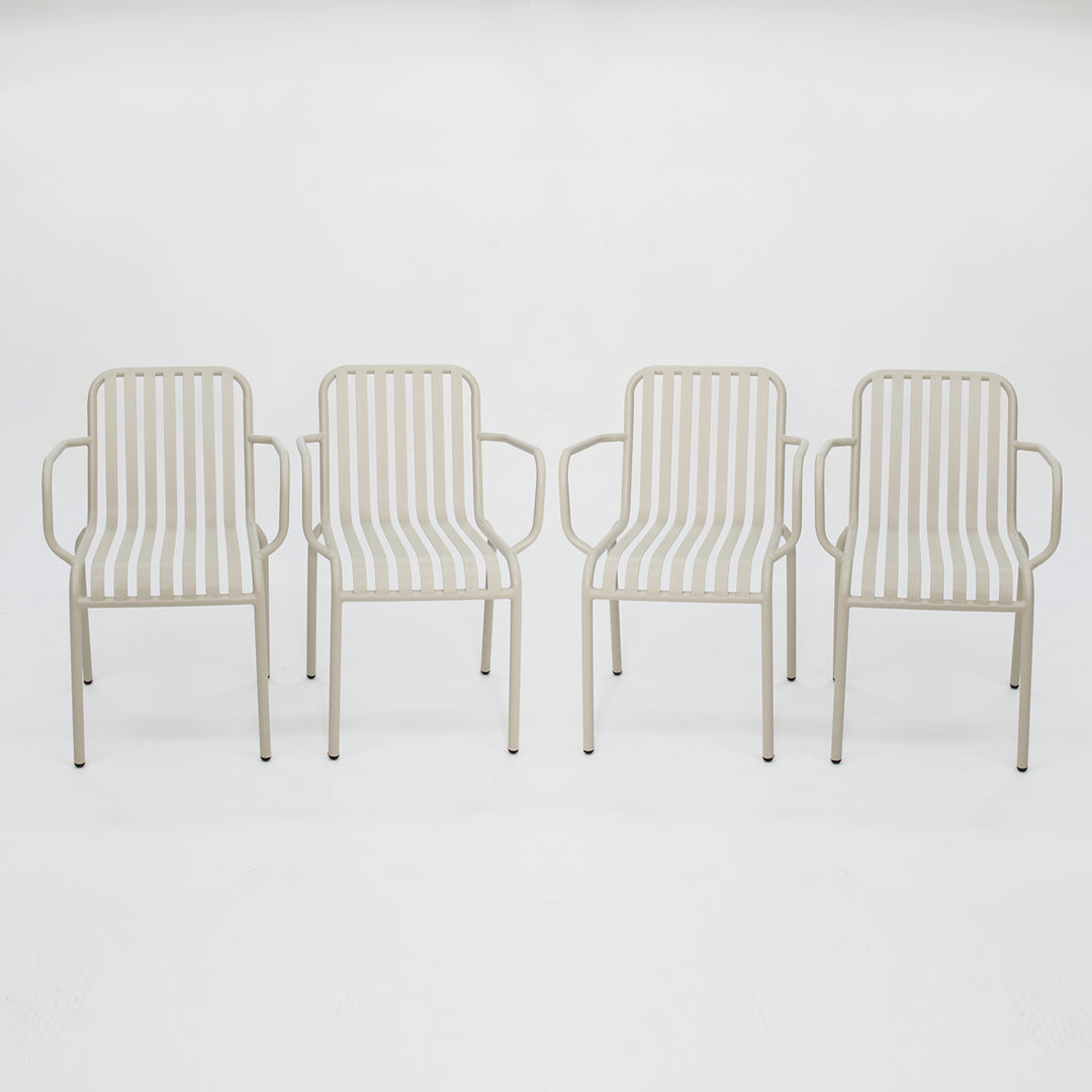 Bistro Cafe Chair Set of 4 - Beige