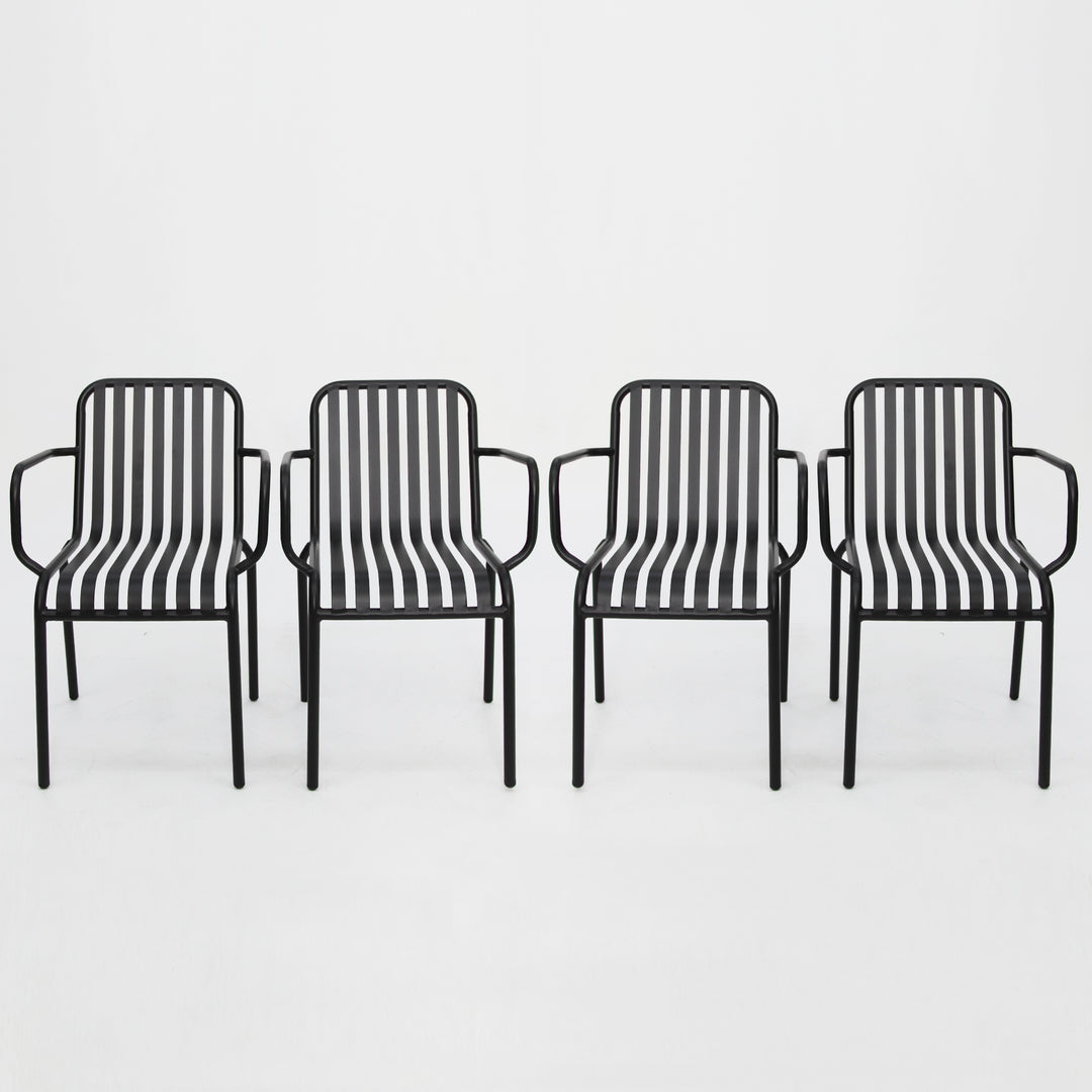 Bistro Cafe Chair Set of 4 - Black