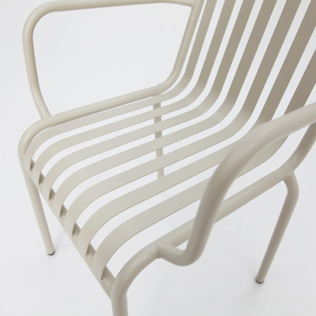 Bistro Cafe Chair Set of 2 - Beige