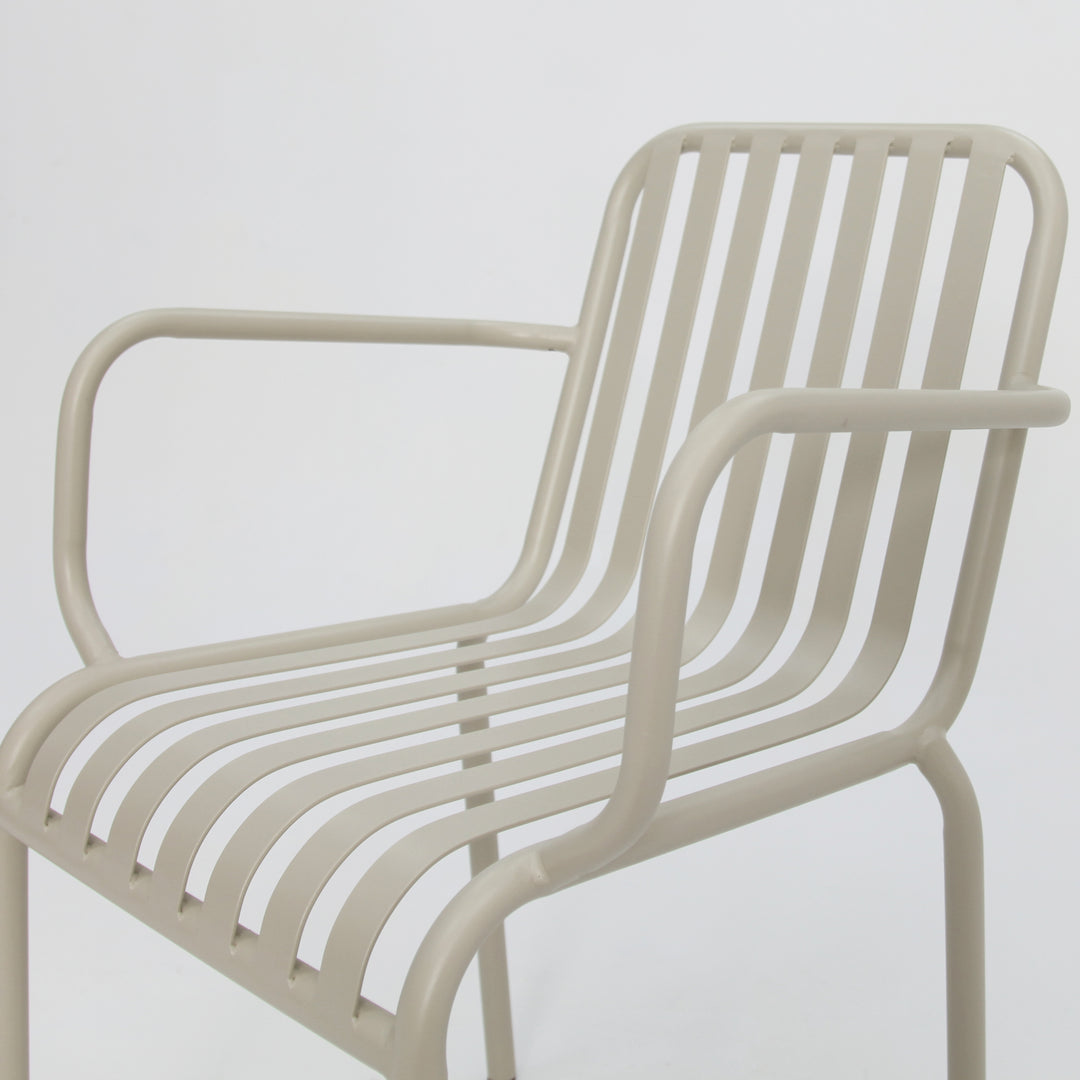 Bistro Cafe Chair Set of 2 - Beige