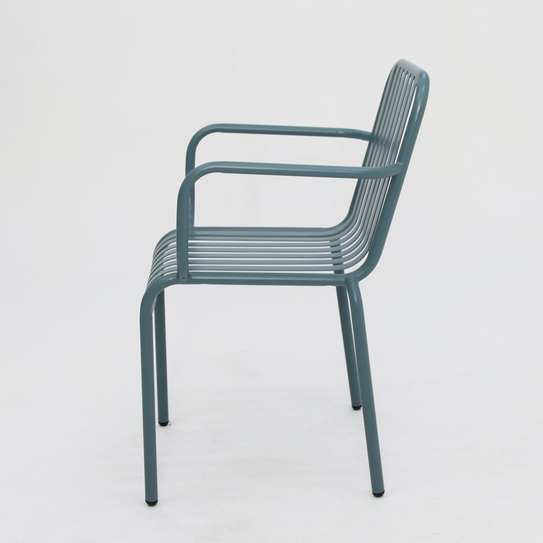 Bistro Cafe Chair Set of 2 - Blue