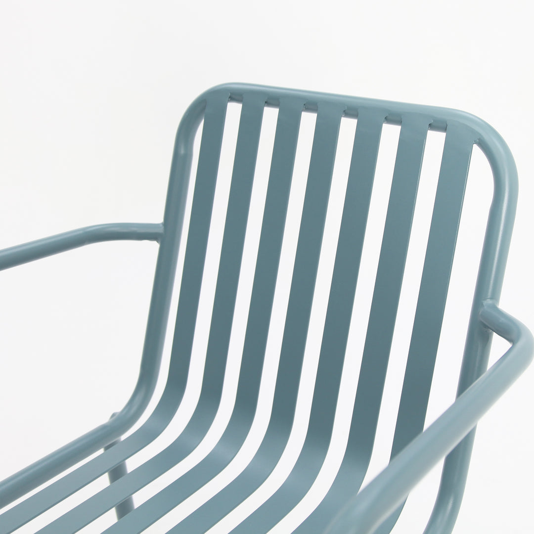 Bistro Cafe Chair Set of 2 - Blue