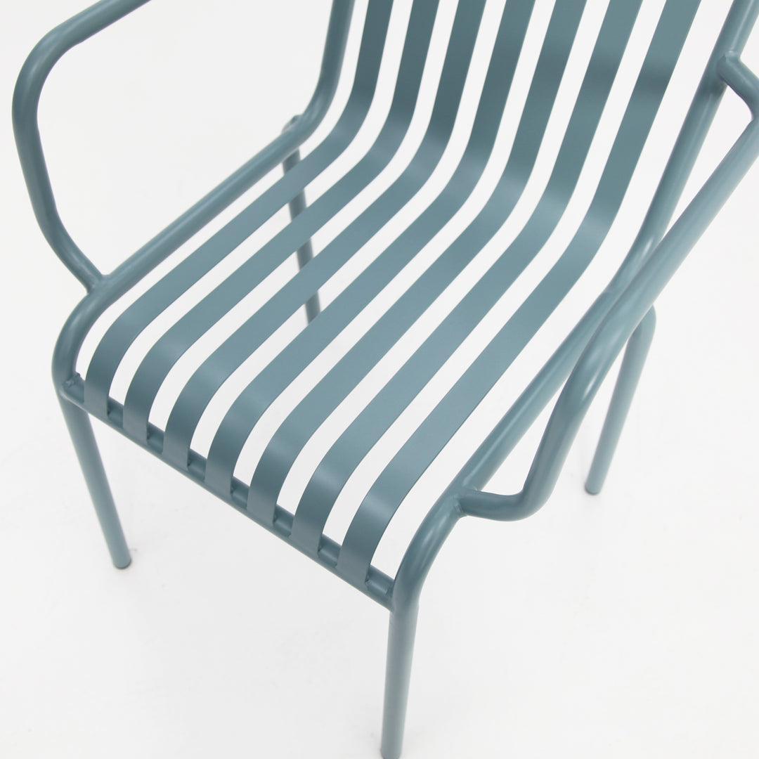 Bistro Cafe Chair Set of 2 - Blue