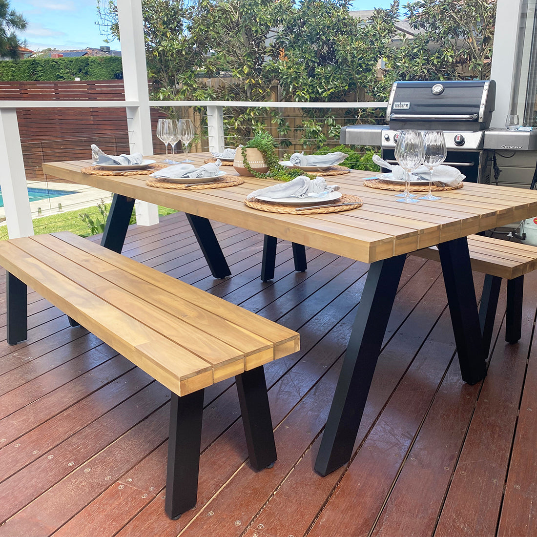 Timber Dining Setting Outdoor Dining Sets Online Australia | Buy Outdoor Dining Sets