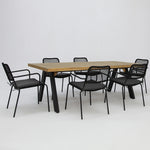 Load image into Gallery viewer, Bosco Bahamas 7pc Dining Setting - Black
