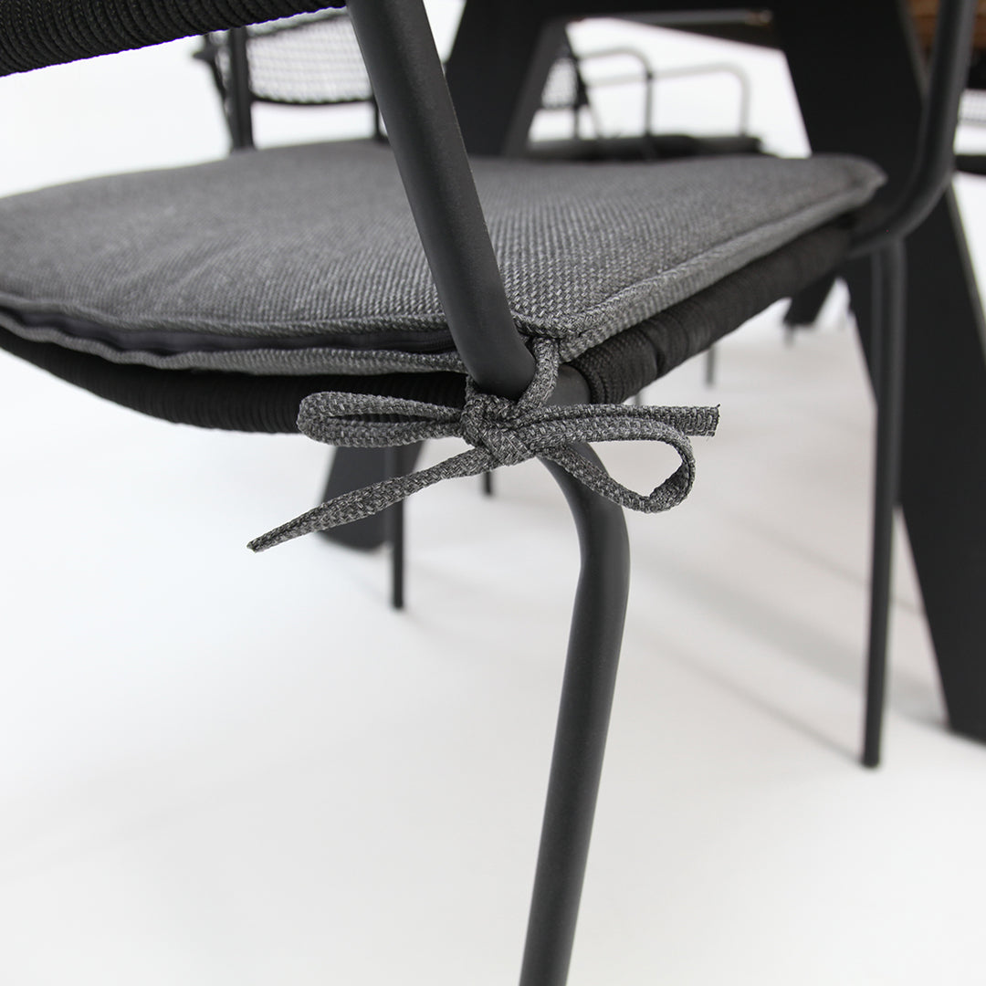 Bosco Bahamas 9pc Dining Setting - Black