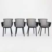 Canela Dining Chair Set of 4 - Black