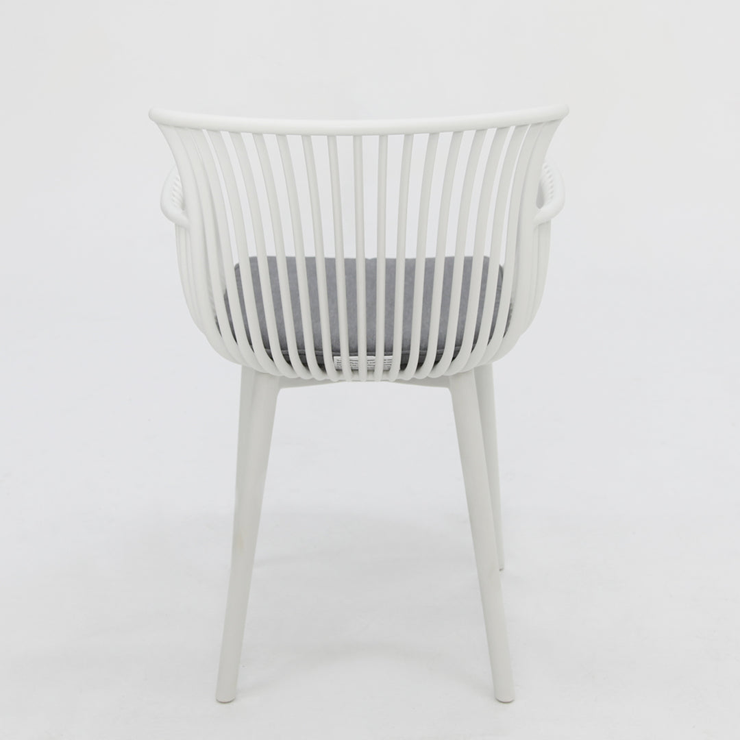 Ravenne Canela 9pc Dining Setting - White