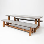 Load image into Gallery viewer, CHARLOTTE 3PC 240CM DINING SET
