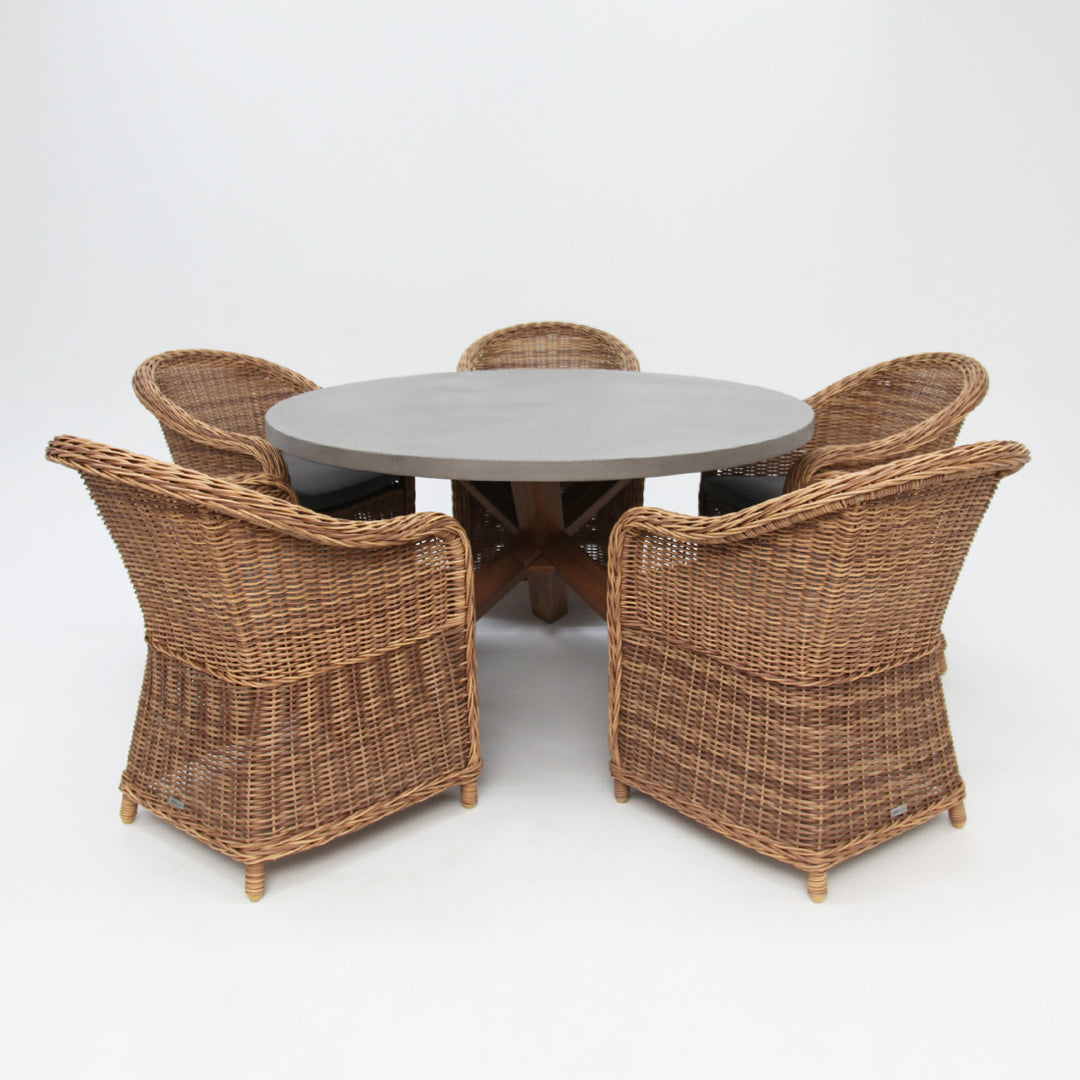 Charlotte Portland 6pc Dining Setting
