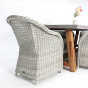 Charlotte Portland 9pc Dining Setting - Grey