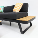 Load image into Gallery viewer, Charlton Corner Lounge Setting - Black
