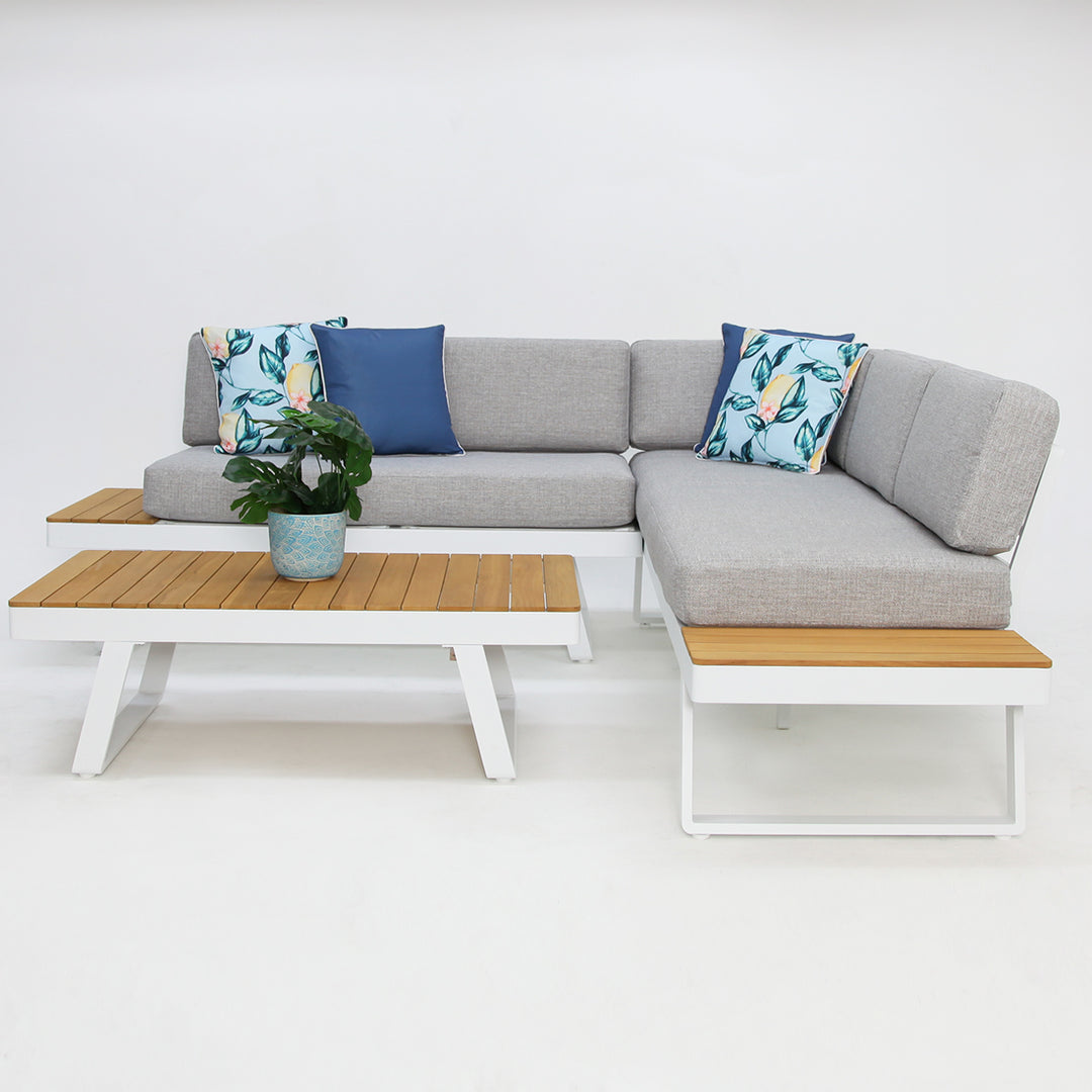 Charlton Corner Lounge Setting - White