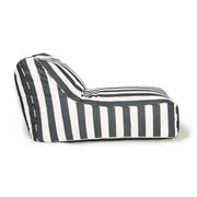 Chill Out Black + White Stripe Outdoor Beanbag