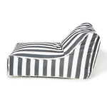 Load image into Gallery viewer, Chill Out Black + White Stripe Outdoor Beanbag