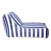 Chill Out Navy + White Stripe Outdoor Beanbag