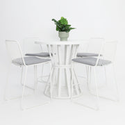 Cila 5pc Bar Setting - White