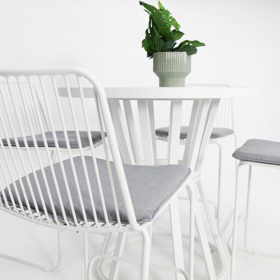 Cila 5pc Bar Setting - White