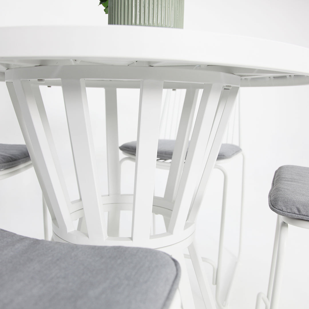 Cila 5pc Bar Setting - White