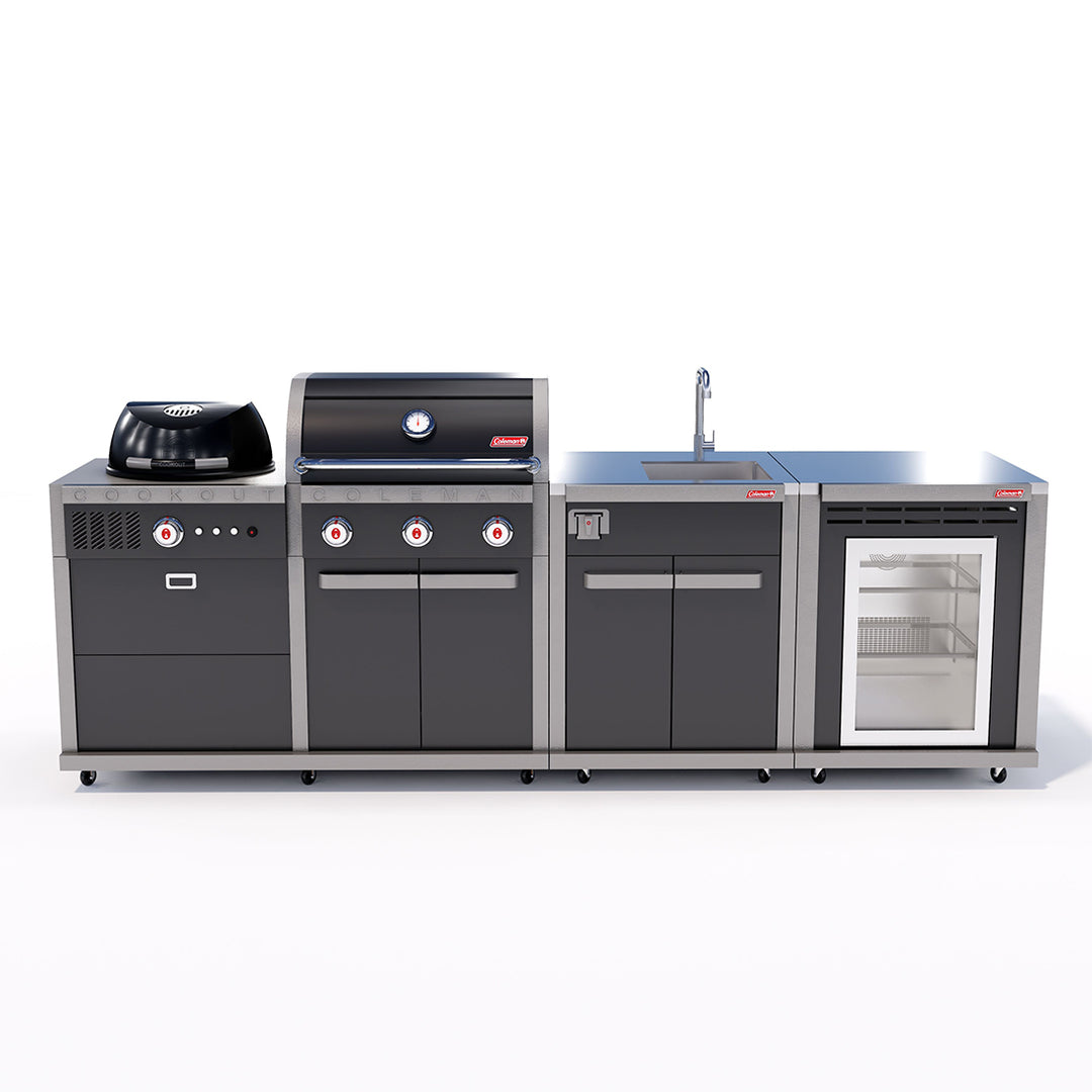Coleman Revolution Dual Fuel with Sink and Fridge Modules - Shadow Gloss
