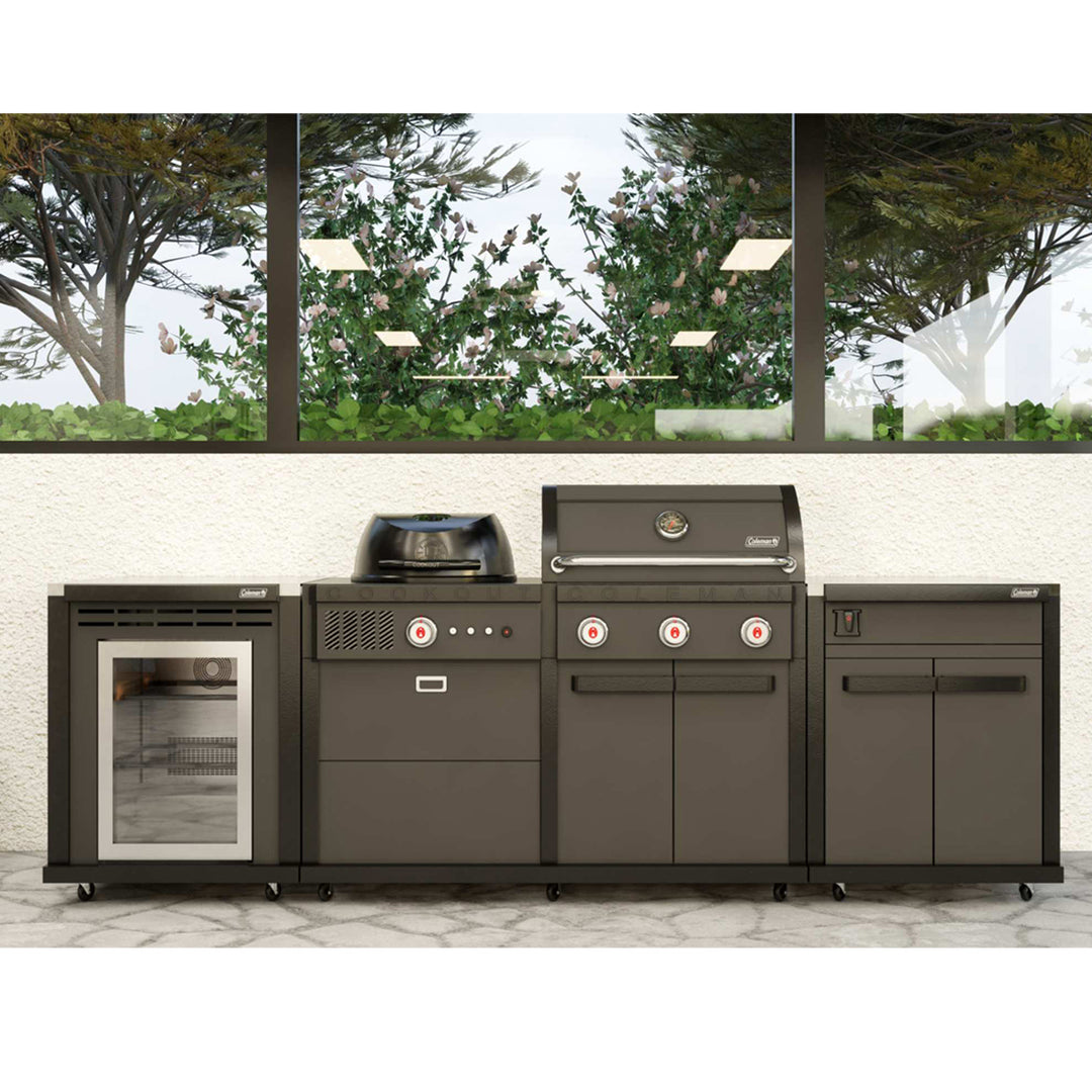 Coleman Revolution Dual Fuel with Sink and Fridge Modules - Shadow Gloss