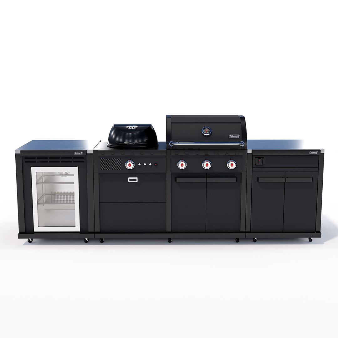 Coleman Revolution Dual Fuel with Fridge Module - Charcoal Glimmer