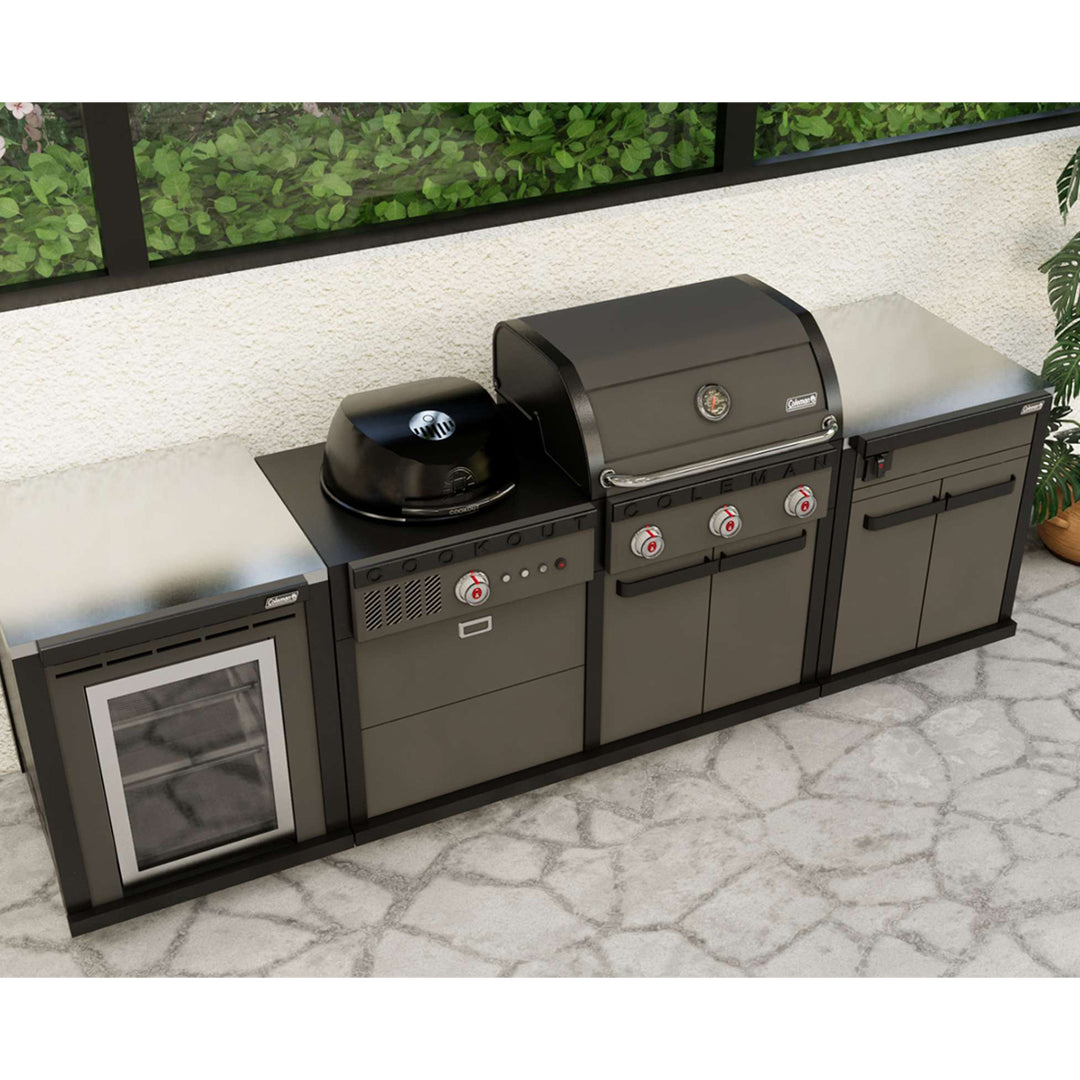 Coleman Revolution Dual Fuel with Fridge Module - Shadow Gloss