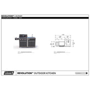 Coleman Revolution Dual Fuel with Sink Module - Matte Black