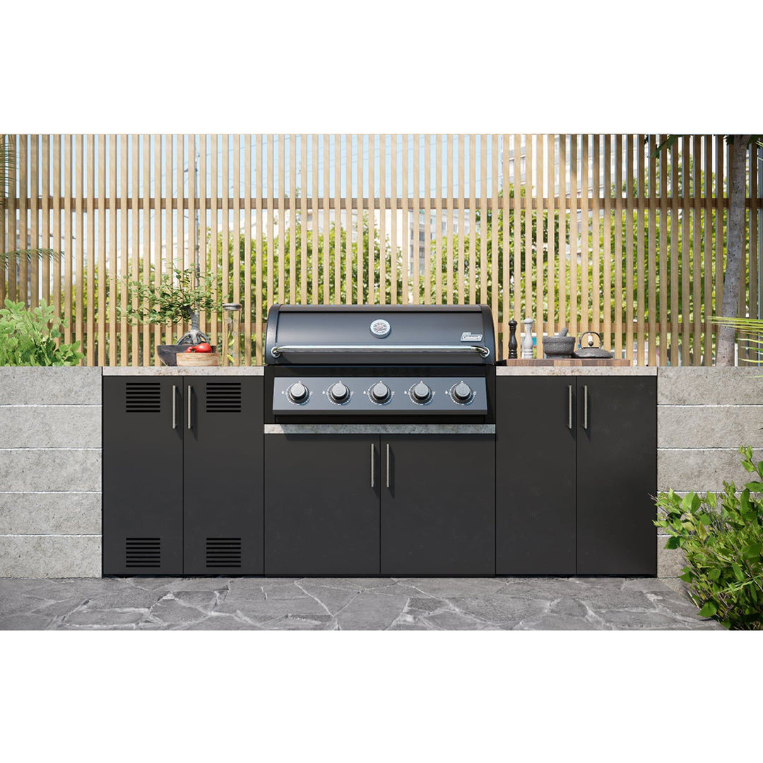 Coleman Pro 5B Built In Barbecue - Black Matte