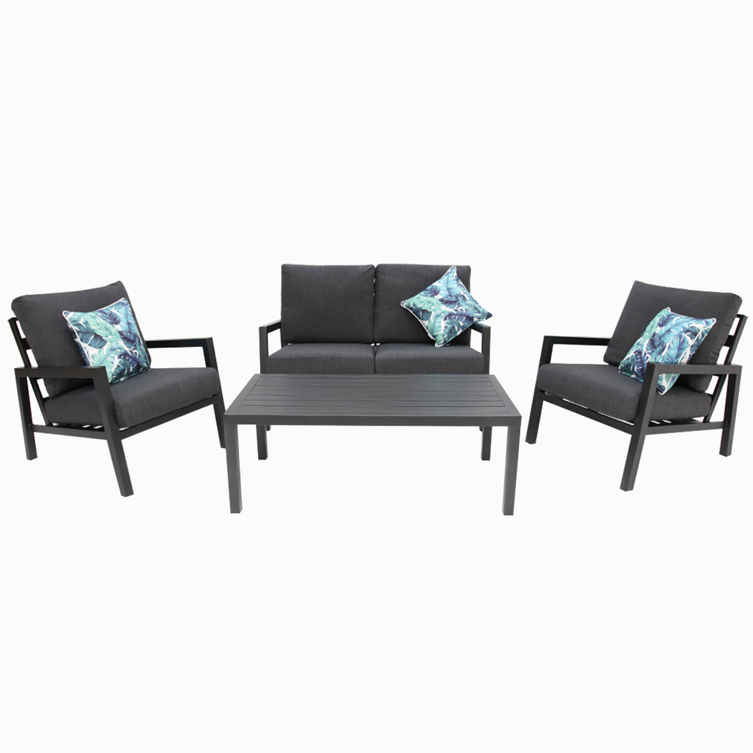Consuela 4pc Lounge Setting - Anthracite