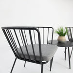 Load image into Gallery viewer, Daisy 3pc Balcony Setting - Grey
