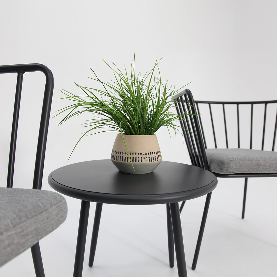 Daisy 3pc Balcony Setting - Grey