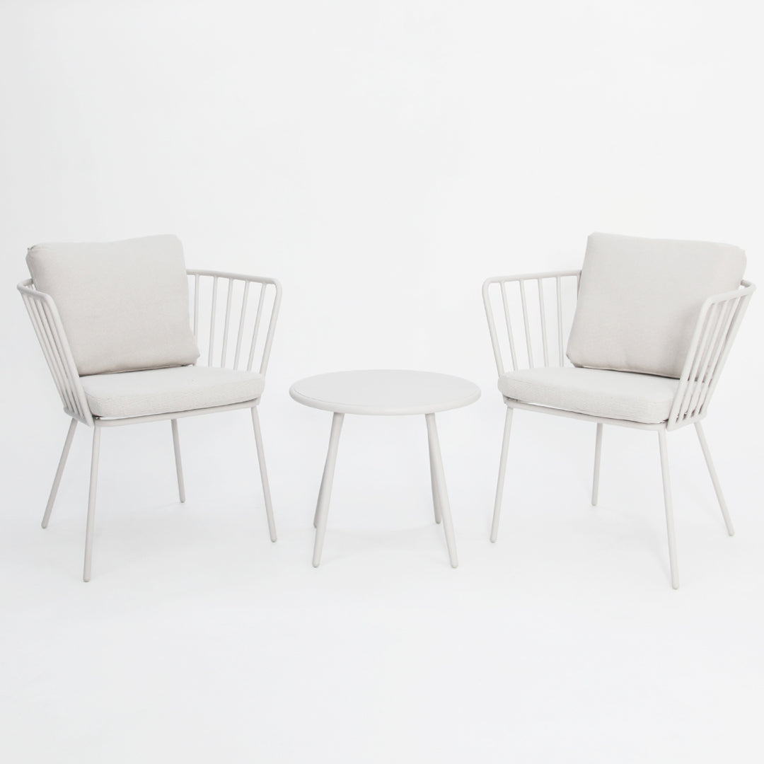 Daisy 3pc Balcony Setting - White