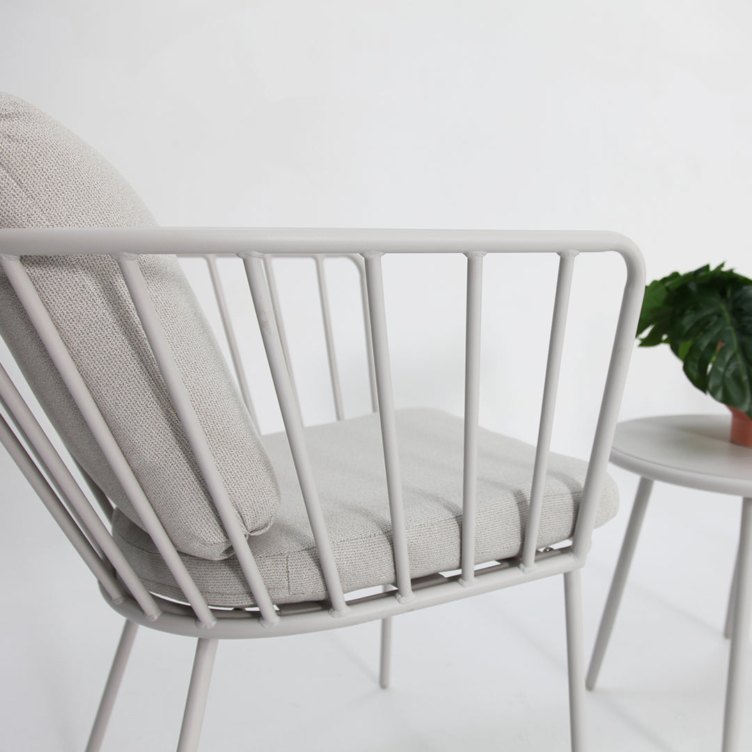 Daisy 3pc Balcony Setting - White