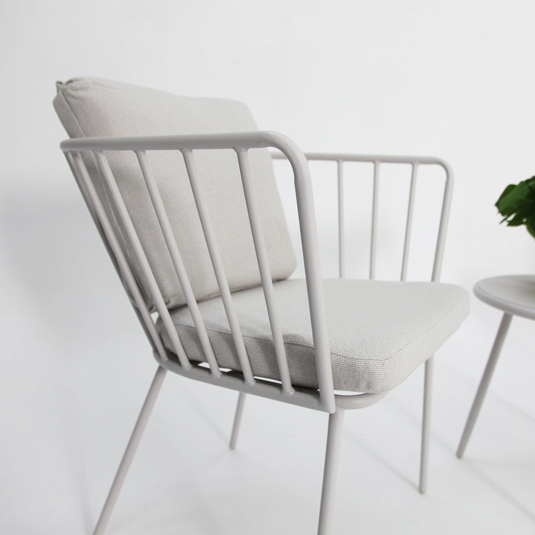 Daisy 3pc Balcony Setting - White