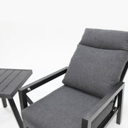 Dakota 5pc Lounge Recline Setting - Anthracite