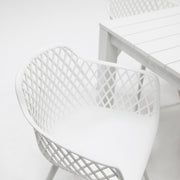 Dallas Java 7pc Dining Setting - White