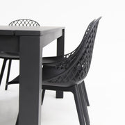 Dallas Persia 7pc Dining Setting - Black