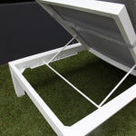 Load image into Gallery viewer, Dallas 2pc Sunlounge and Table Setting - White
