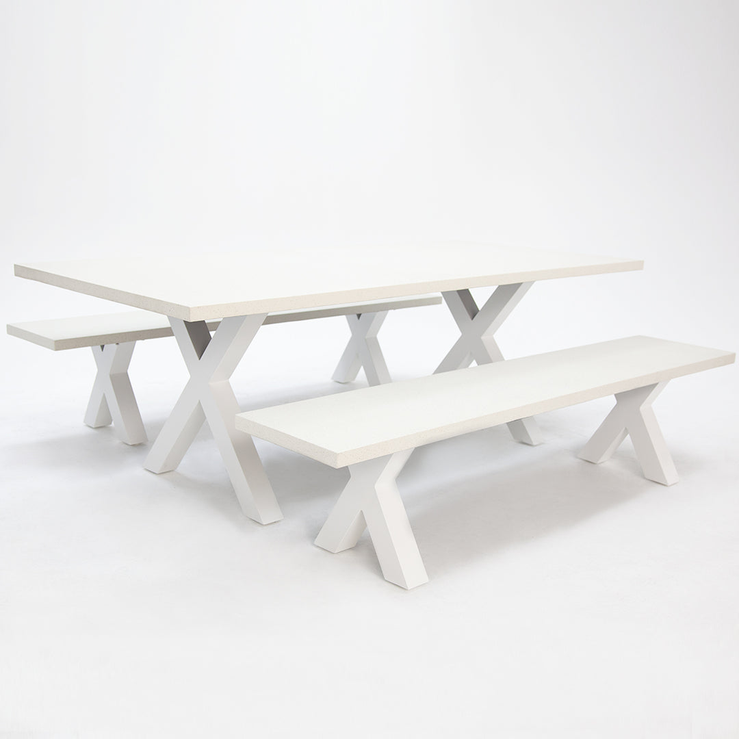 Drift 3pc Terrazzo Dining Setting