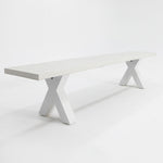Load image into Gallery viewer, Drift X Leg Cement Bench
