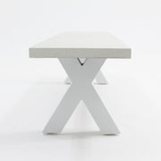 Drift X Leg Cement Bench