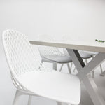 Load image into Gallery viewer, Drift Persia 9pc Terrazzo Dining Setting
