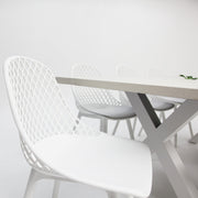 Drift Persia 9pc Terrazzo Dining Setting