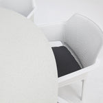 Load image into Gallery viewer, Drift Bailey Armchair Round 7pc Terrazzo Dining Setting
